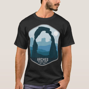 Retro Arches Nationalpark Utah Souvenir 80er T-Shirt