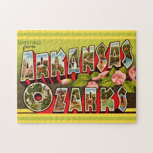 Retro-Arkansas-Ozarks 11x14 (Horizontal)