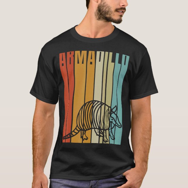 Retro Armadillo T-Shirt (Vorderseite)
