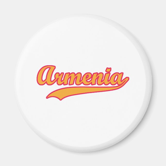 Retro Armenia Magnet (Vorne)