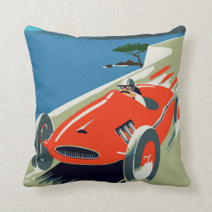 Retro Art-Auto Grandprix Rivièra Kissen