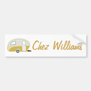 Retro Art Caravan Besitzer Aufkleber Autoaufkleber