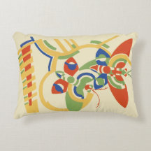 Retro-Art Deco-Geometrisches-Blumenposter-Kunst