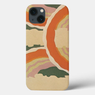 Retro Art Deco Jazz Circles Wolken Regenbogenmuste Case-Mate iPhone Hülle