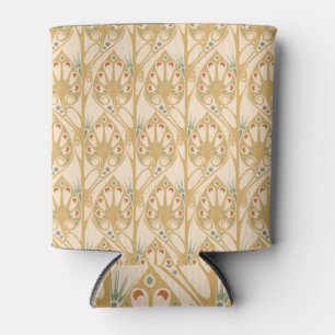 Retro Art Nouveau, abstrakte geometrische Linien. Dosenkühler