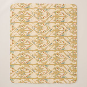 Retro Art Nouveau, abstrakte geometrische Linien. Sherpadecke