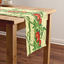 Retro-Art Nouveau-Gartentomaten-Friesmuster