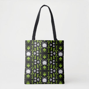 Retro Art Nouveau Wohngestaltung Prints Tasche