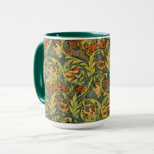 Retro-Art Nouveau Wood Notes von Walter Crane Tasse