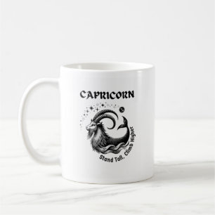 Retro Astrologisches Zeichen - Capricorn Säugling  Kaffeetasse