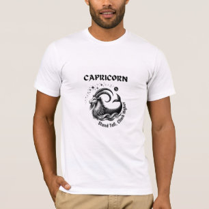 Retro Astrologisches Zeichen - Steinbock T-Shirt