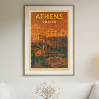Retro Athen Griechenland Reise