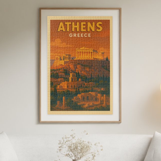 Retro Athen Griechenland Reise (Von Creator hochgeladen)