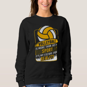 Retro Athletic Volleyball-Mannschaftssport Netz Sp Sweatshirt