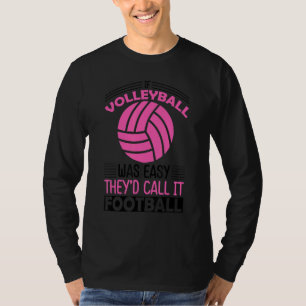 Retro Athletic Volleyball-Mannschaftssport Netz Sp T-Shirt