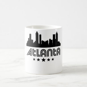 Retro Atlanta-Skyline Kaffeetasse