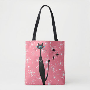 Retro Atoma Era Mitte Jahrhundert Moderne MCM Schw Tasche
