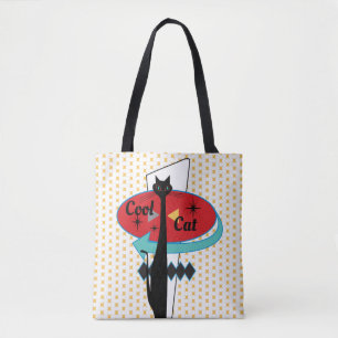 Retro Atoma Mitte Jahrhundert Modernes Cooles Katz Tasche