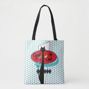 Retro Atoma Mitte Jahrhundert Modernes Cooles Katz Tasche
