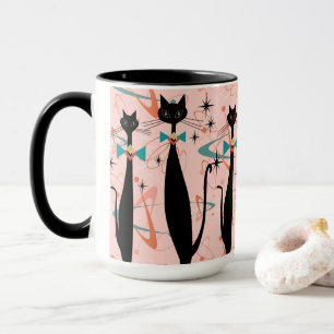 Retro Atomära-Mitte- des Jahrhundertsmoderne cool Tasse