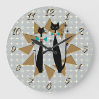 Retro Atomera Mitte Jahrhundert Moderne Coole Katz