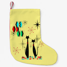 Retro Atomera Mitte Jahrhundert Moderne MCM Coole Kleiner Weihnachtsstrumpf