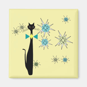 Retro Atomera Mitte Jahrhundert Moderne MCM Coole Magnet