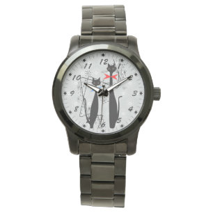 Retro Atomera Mitte Jahrhundert Modernes Cooles Ca Armbanduhr