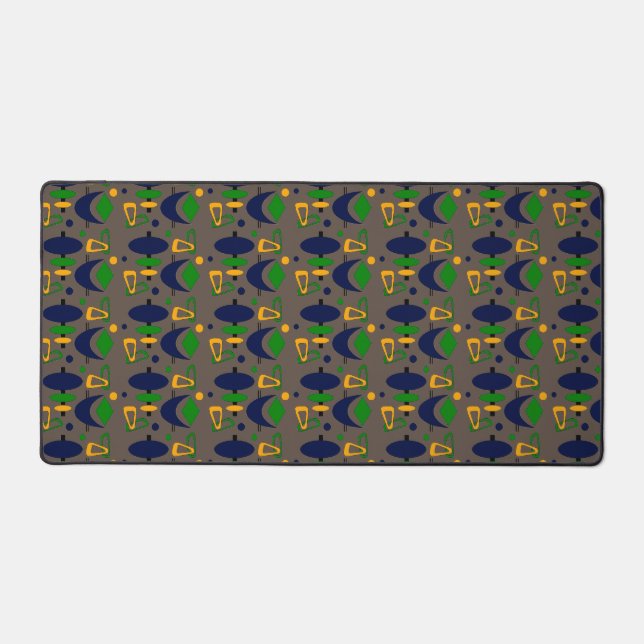 Retro Atomforms Samsung Galaxy Fall Schreibtischunterlage (Vorderseite)