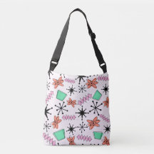 Retro Atomic MCM Rosa Orange Green Black