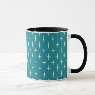 Retro Atomzeitalter-Sternchen-Vereinbarung Tasse