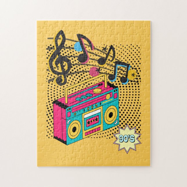 Retro Audio Boombox. (Vertikal)