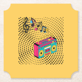 Retro Audio Boombox. Untersetzer