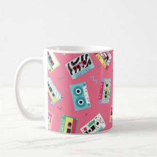 Retro Audio Tapes: 80er Style. Kaffeetasse