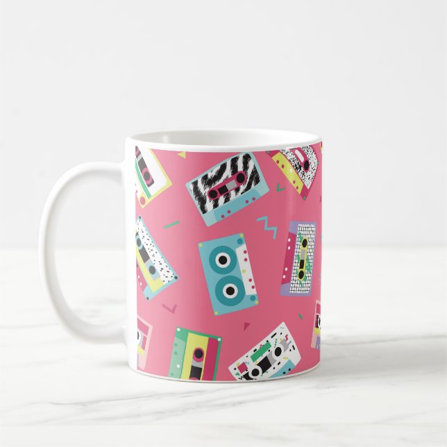 Retro Audio Tapes: 80er Style. Kaffeetasse (Links)