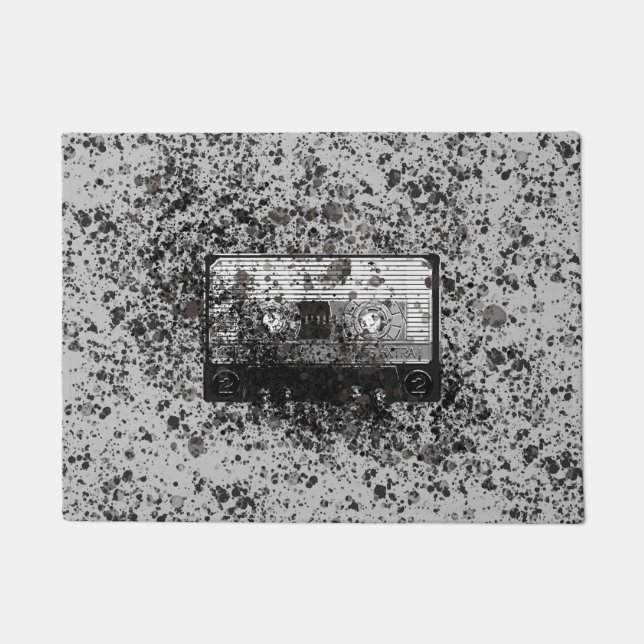 Retro-Audiokassette Fußmatte (Vorderseite)