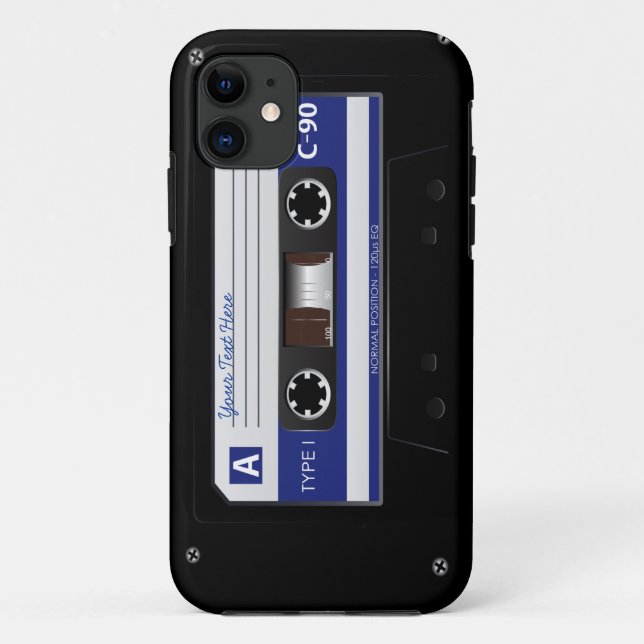 Retro AudioKassette iPhone 5 Fall Case-Mate iPhone Hülle (Rückseite)