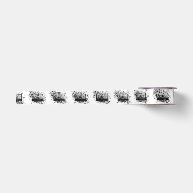 Retro-Audiokassette Satinband (Vorderseite)