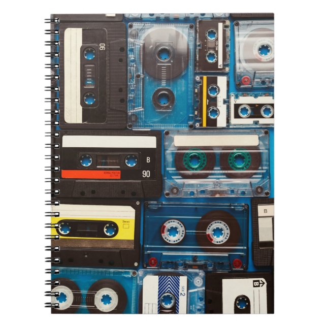 Retro-Audiokassetten Notizblock (Vorderseite)