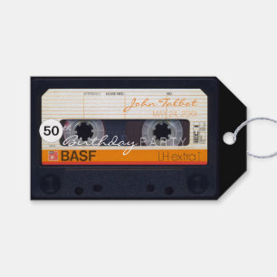 Retro Audiotape 50. Geburtstag Vielen Dank für Ihr Geschenkanhänger