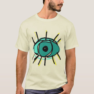 Retro-Augen-Kunstgrafikdesign T-Shirt