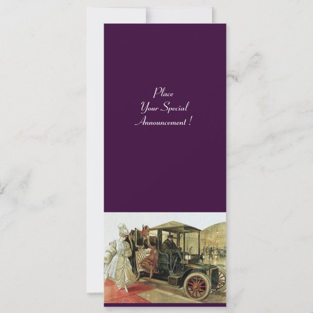 RETRO-AUTO , AUTO-RESTORATION 2,lila rot Ankündigung (Vorderseite)