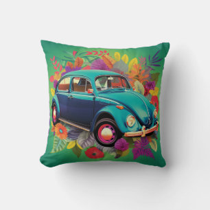 Retro-Auto Käferwanze 1960er Jahre  Kissen