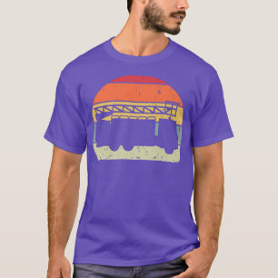Retro-Auto Oldtimer-LKW Silhouette Automobil Auto T-Shirt