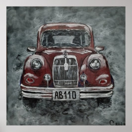 Retro, Auto, Poster
