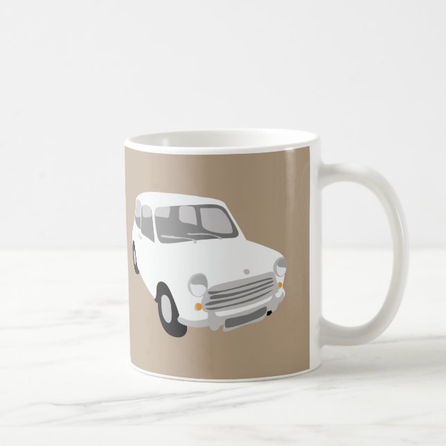 Retro Auto-Tasse durch Rupert u. Mohnblume Kaffeetasse (Rechts)