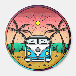 Retro-Autoschlüsselanhänger Magnet