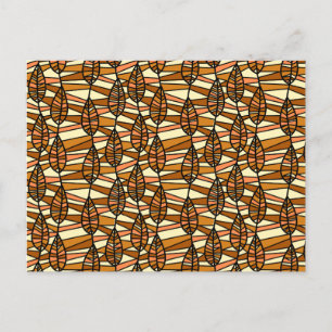 Retro Autumn Postcard Feiertagspostkarte