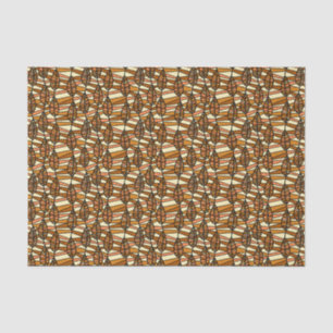 Retro Autumn Tissue Paper Seidenpapier