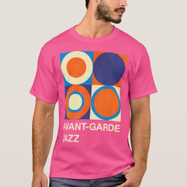 Retro Avant-Garde Jazz-T-Shirt T-Shirt (Vorderseite)